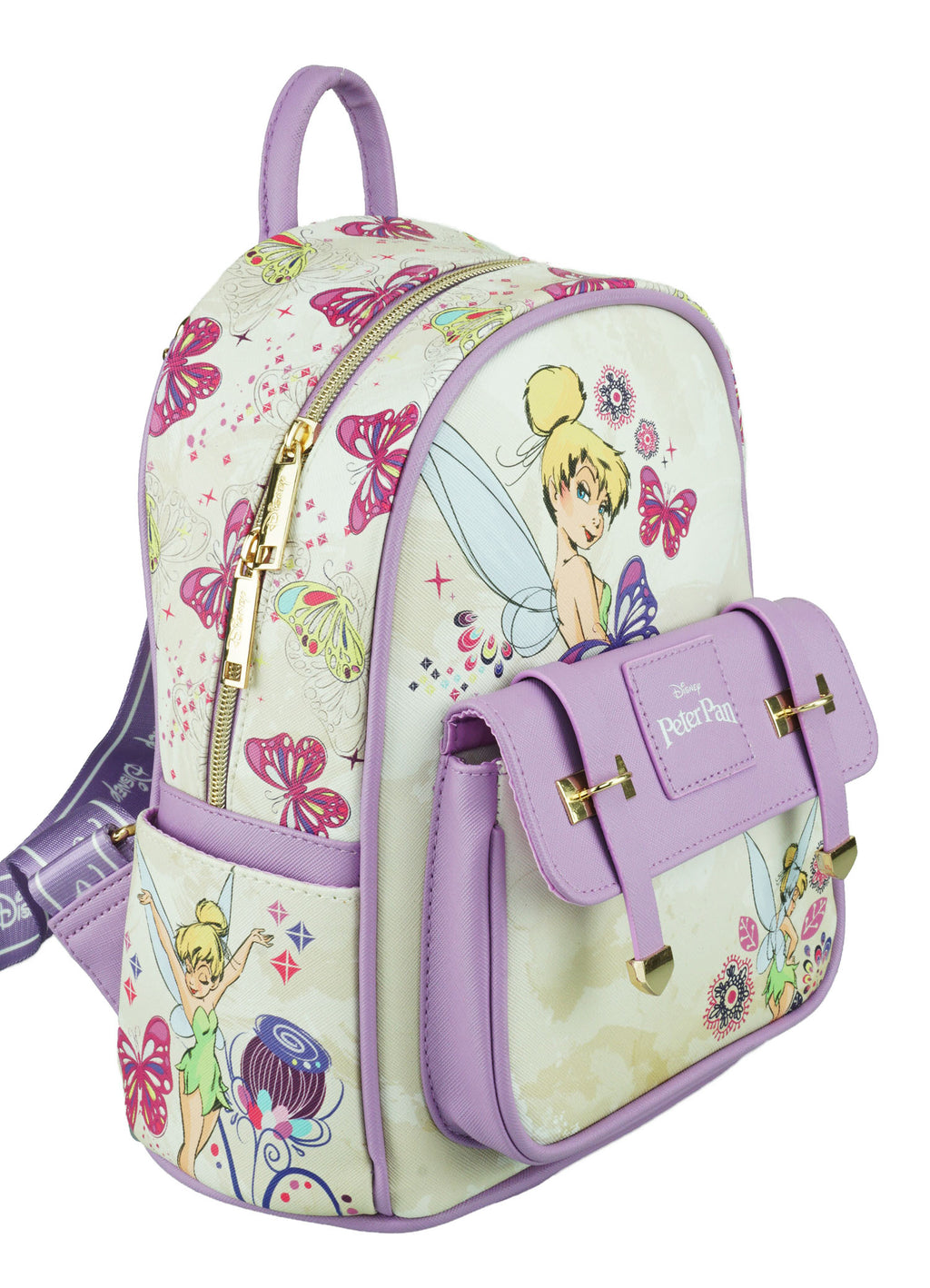 Disney Peter Pan Tinkerbell 11-inch Vegan Leather Mini Backpack