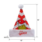 The Grinch Red Stripe Christmas Hat