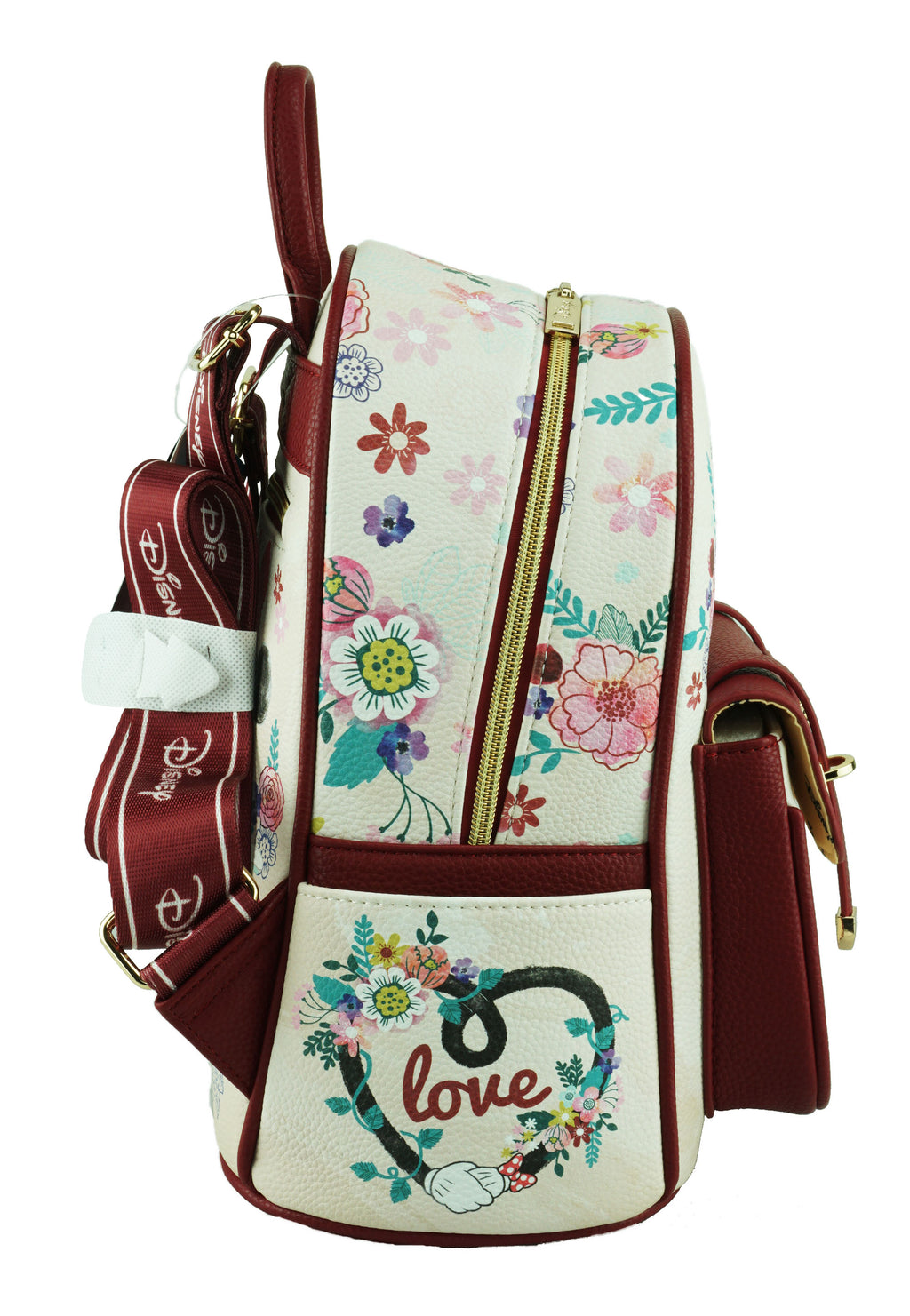 Mickey and Minnie Mouse WondaPop 11" Vegan Leather Fashion Mini Backpack