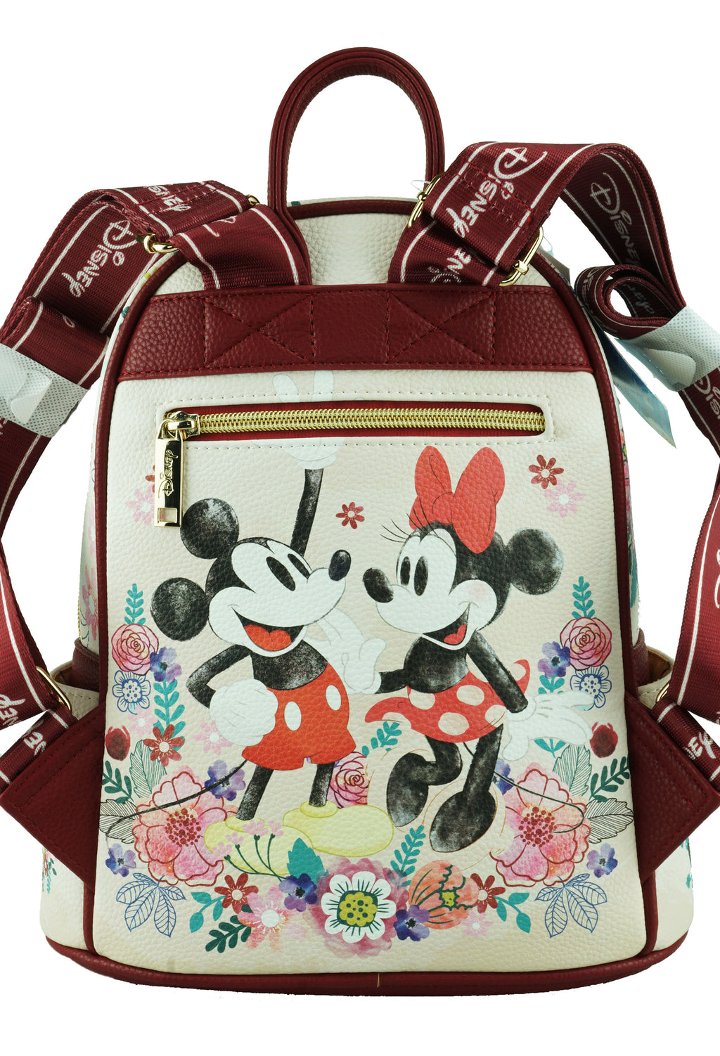 Mickey and Minnie Mouse WondaPop 11" Vegan Leather Fashion Mini Backpack