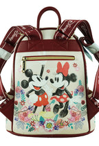 Mickey and Minnie Mouse WondaPop 11" Vegan Leather Fashion Mini Backpack