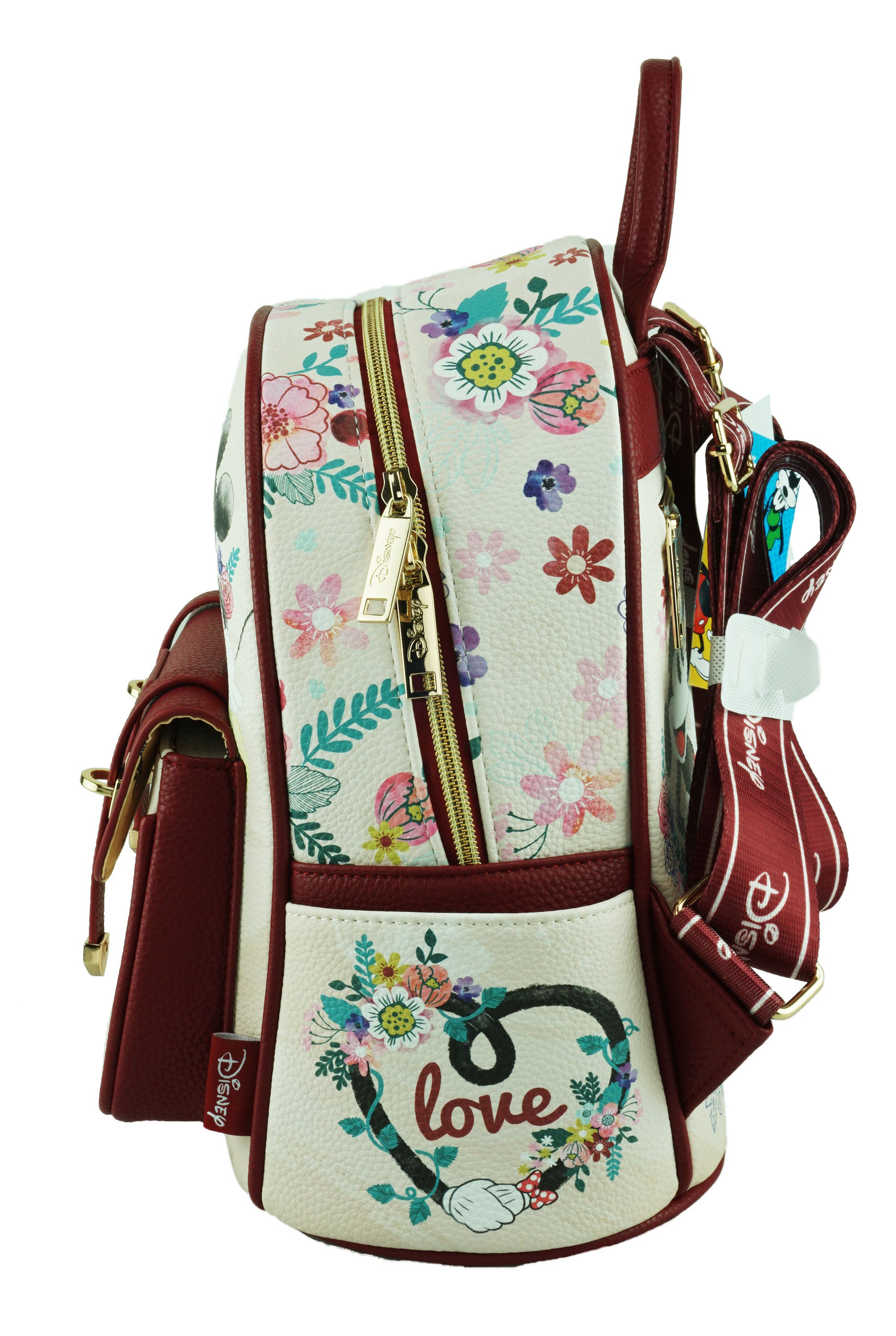 designer mini backpack 2019 WondaPop Disney Mickey and Minnie Mouse Floral Mini Backpack