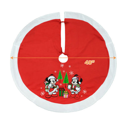 Mickey and Minnie Mouse Tree Skirt