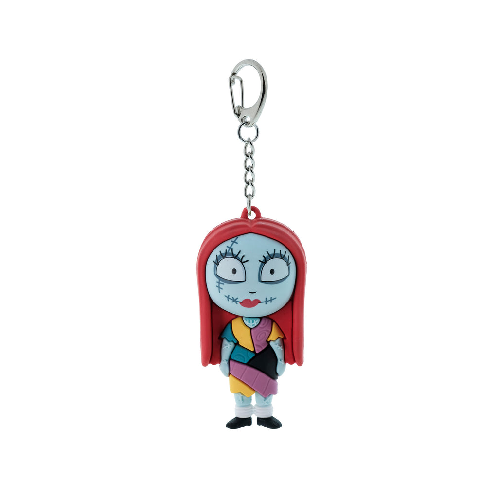 Disney The Nightmare Before Christmas 3-pack of solid rubber keychains featuring Jack, Sally, and Oogie Boogie