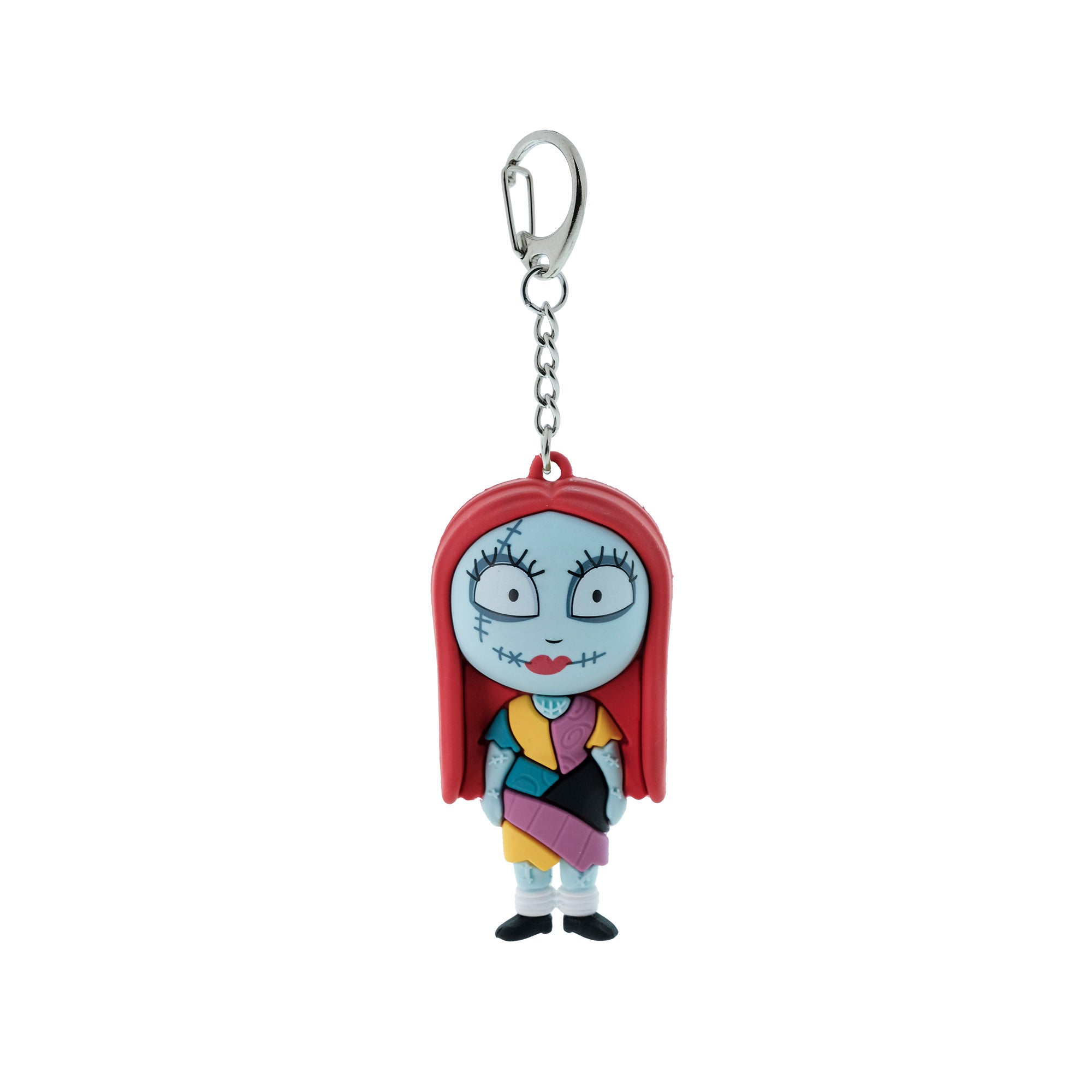 Disney The Nightmare Before Christmas 3-pack of solid rubber keychains featuring Jack, Sally, and Oogie Boogie
