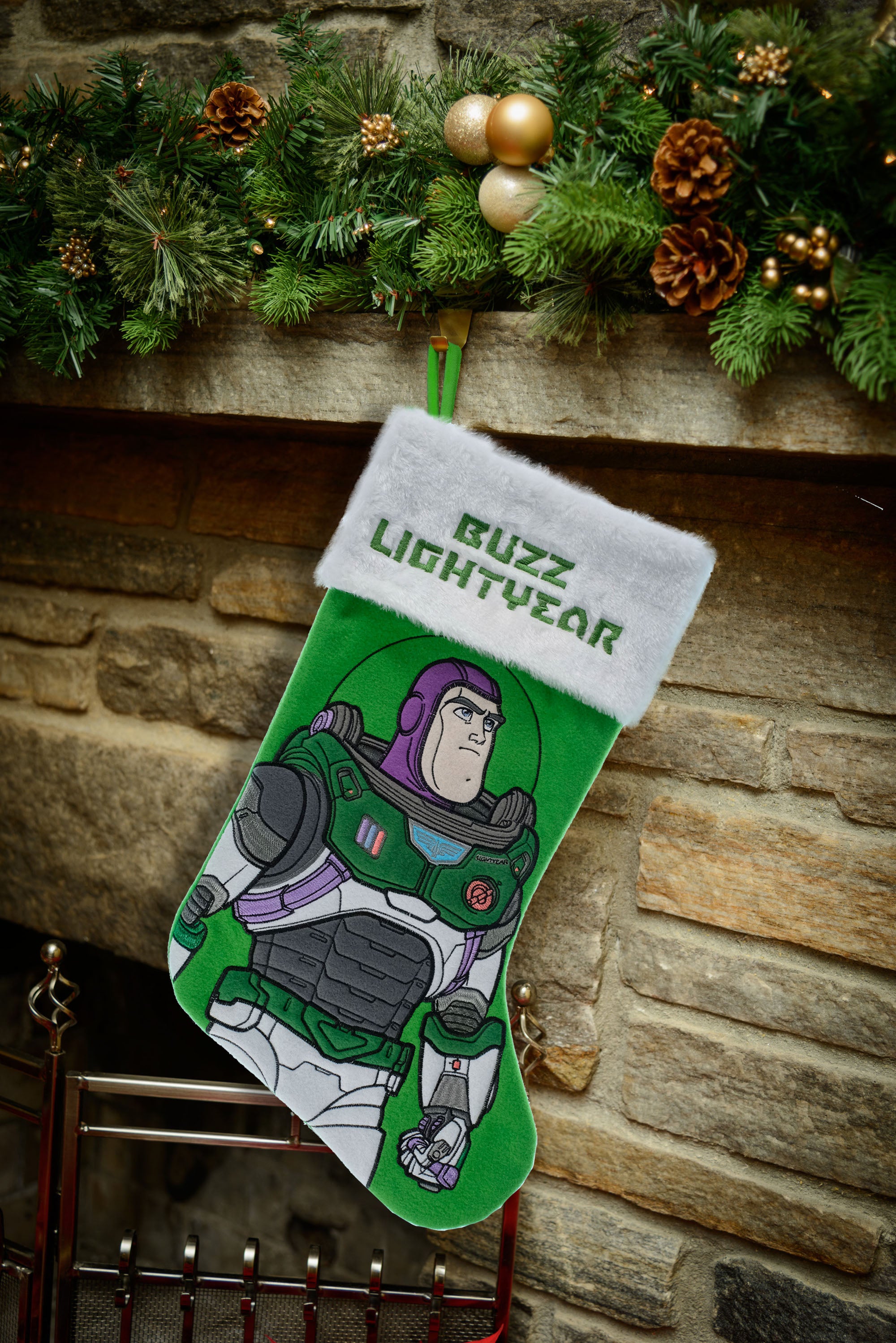 Lightyear Applique Christmas Stocking
