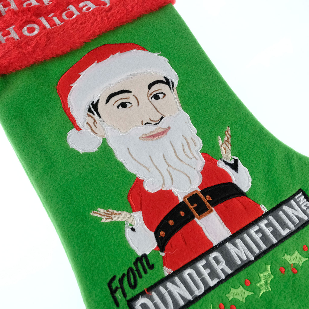 The Office Appliqué Christmas Stocking