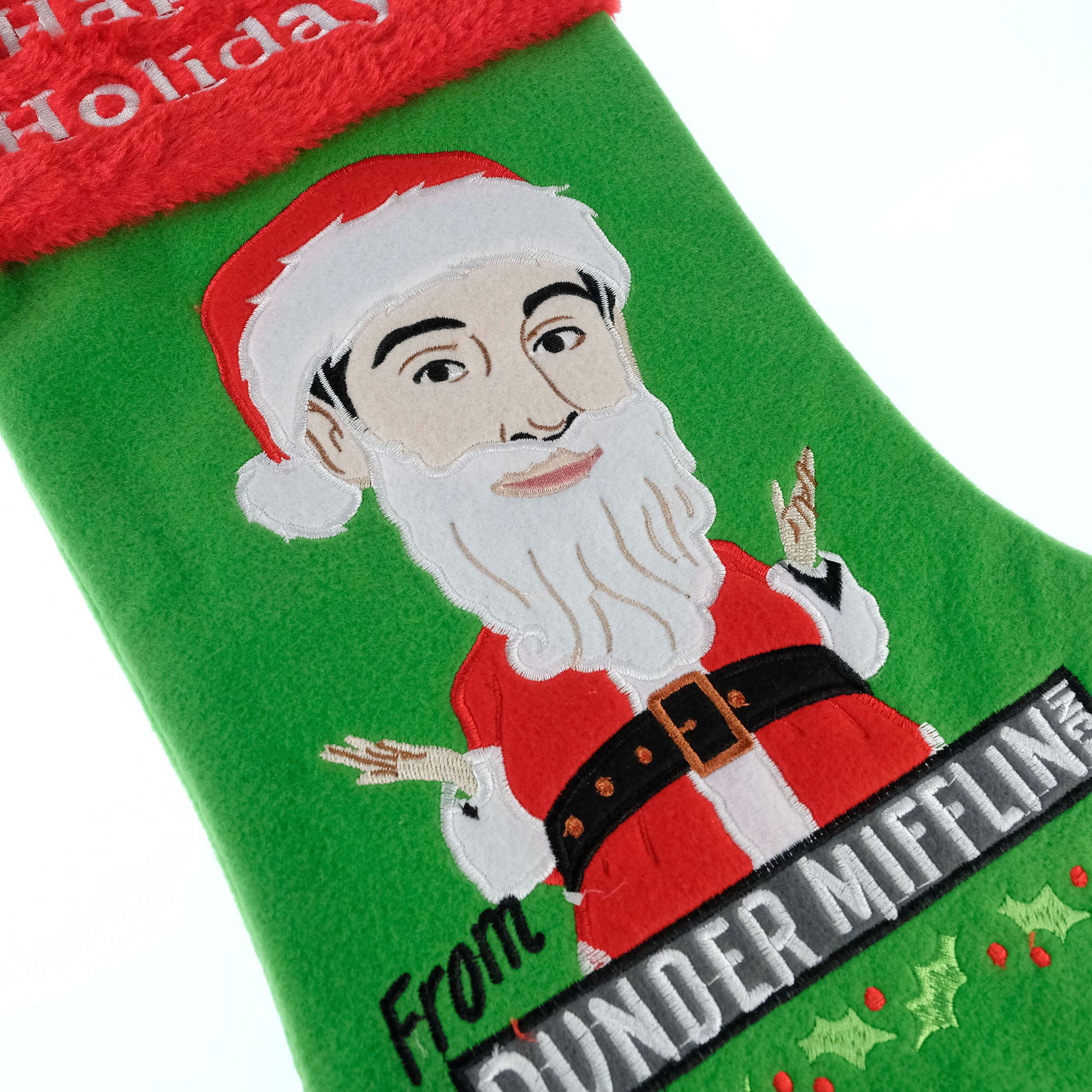 The Office Appliqué Christmas Stocking