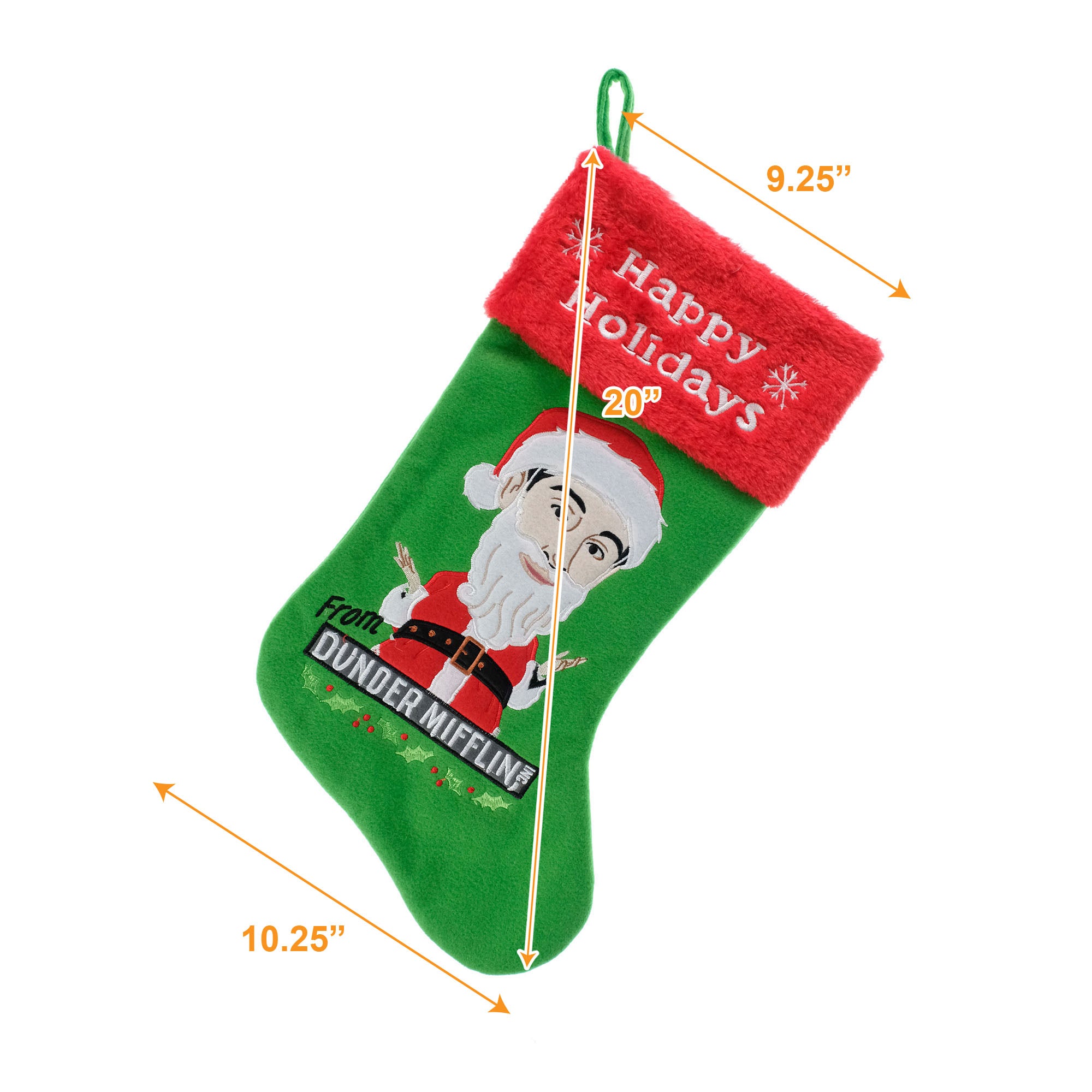 The Office Appliqué Christmas Stocking