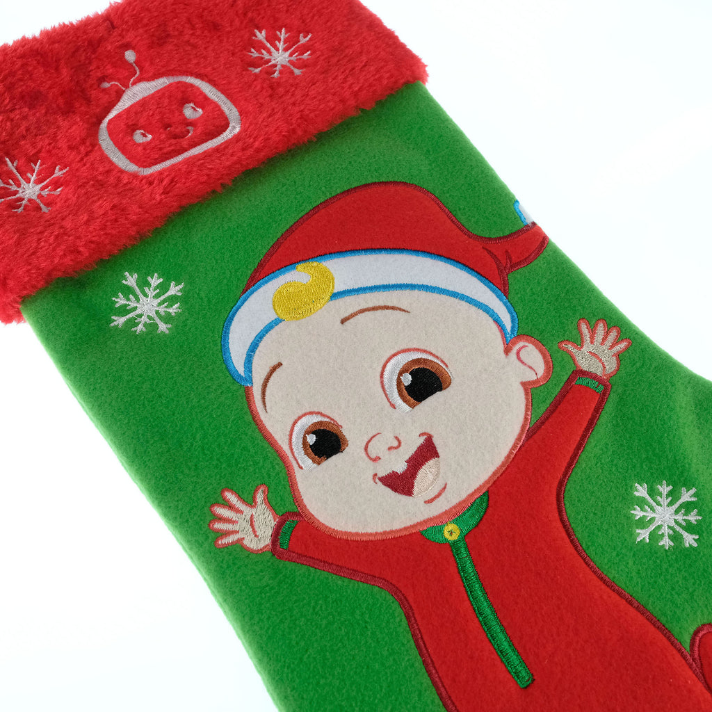 CoComelon -- JJ Appliqué Christmas Stocking