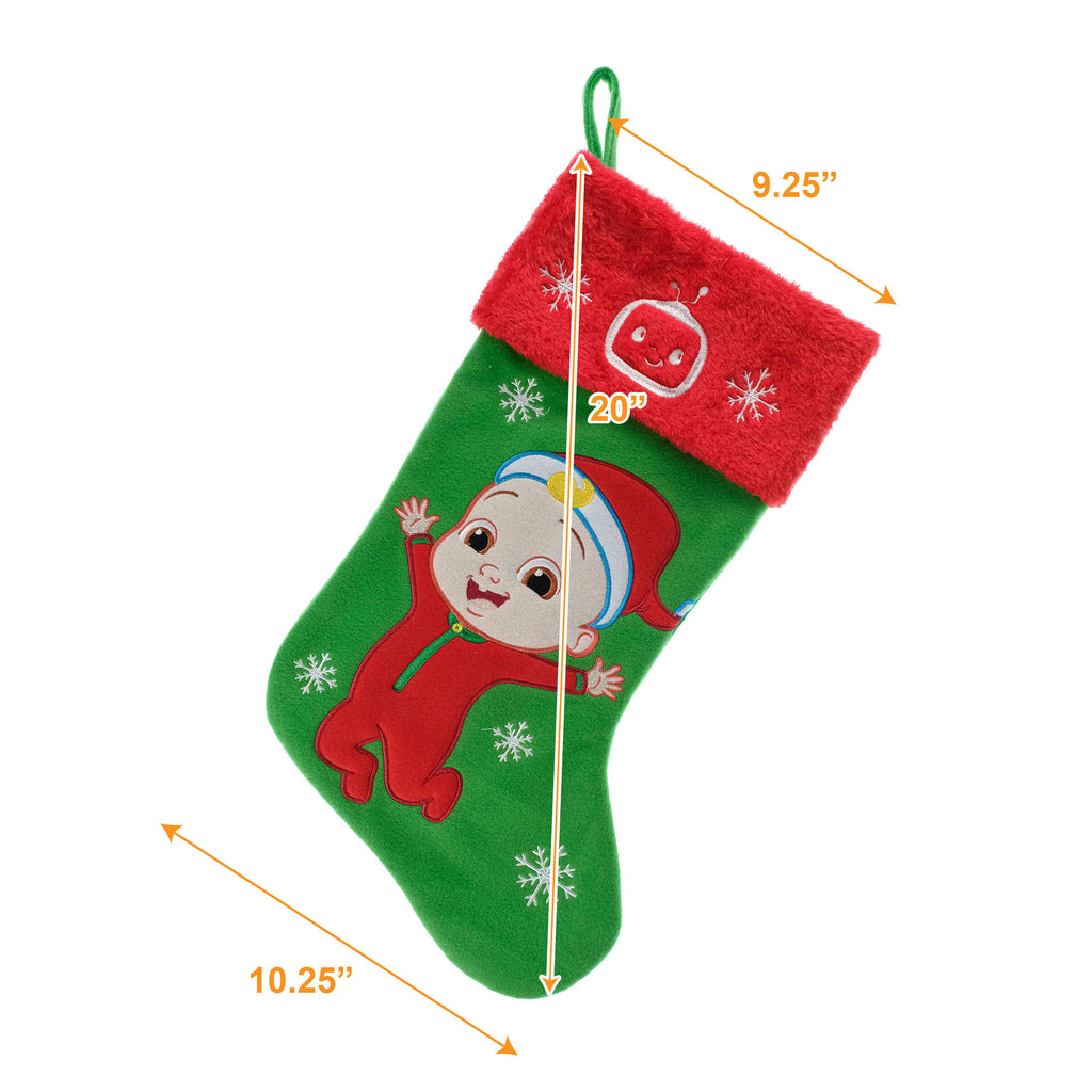 CoComelon -- JJ Appliqué Christmas Stocking