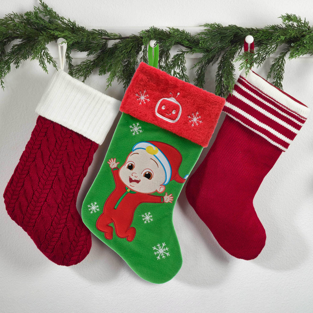 CoComelon -- JJ Appliqué Christmas Stocking