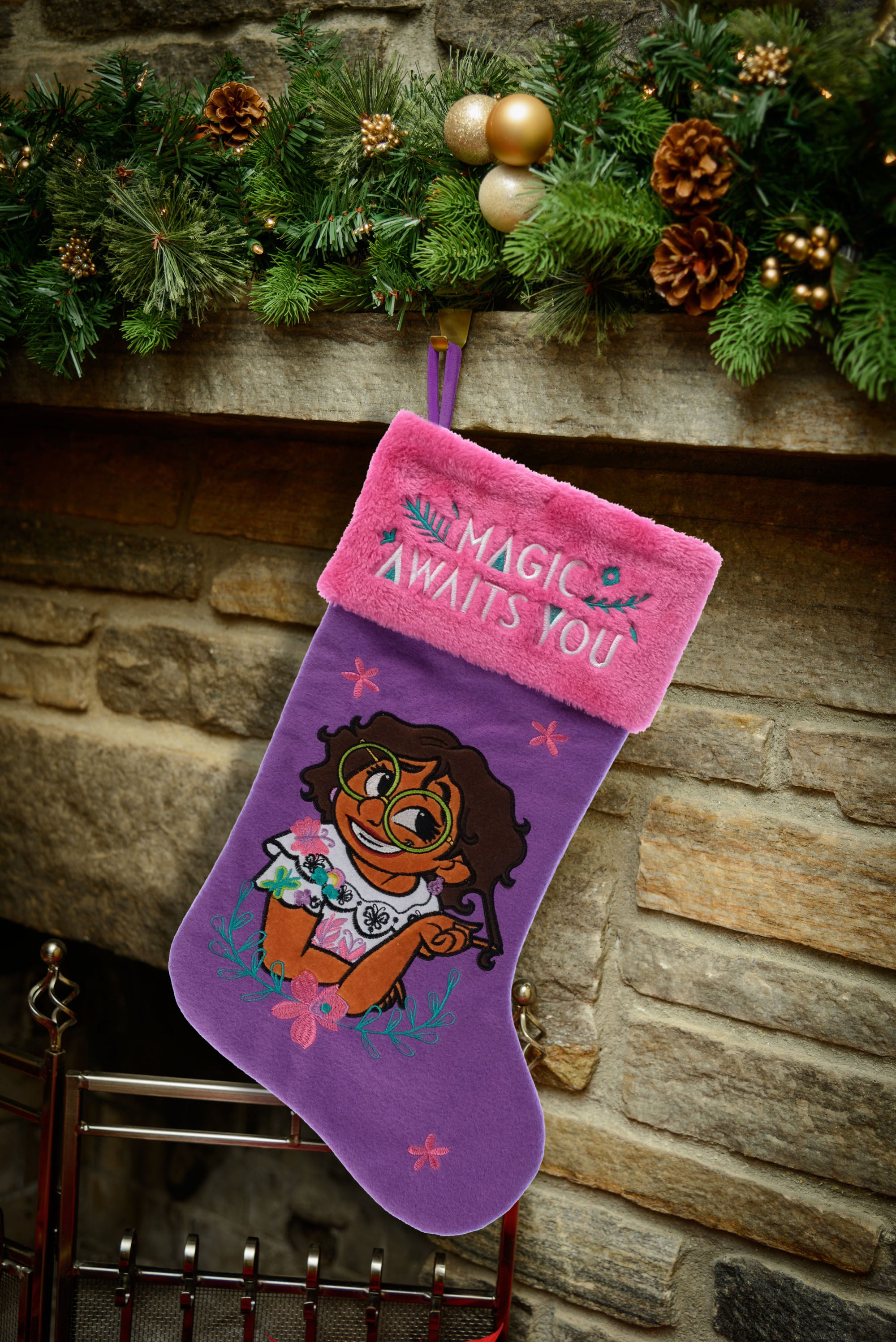 Encanto Applique Christmas Stocking