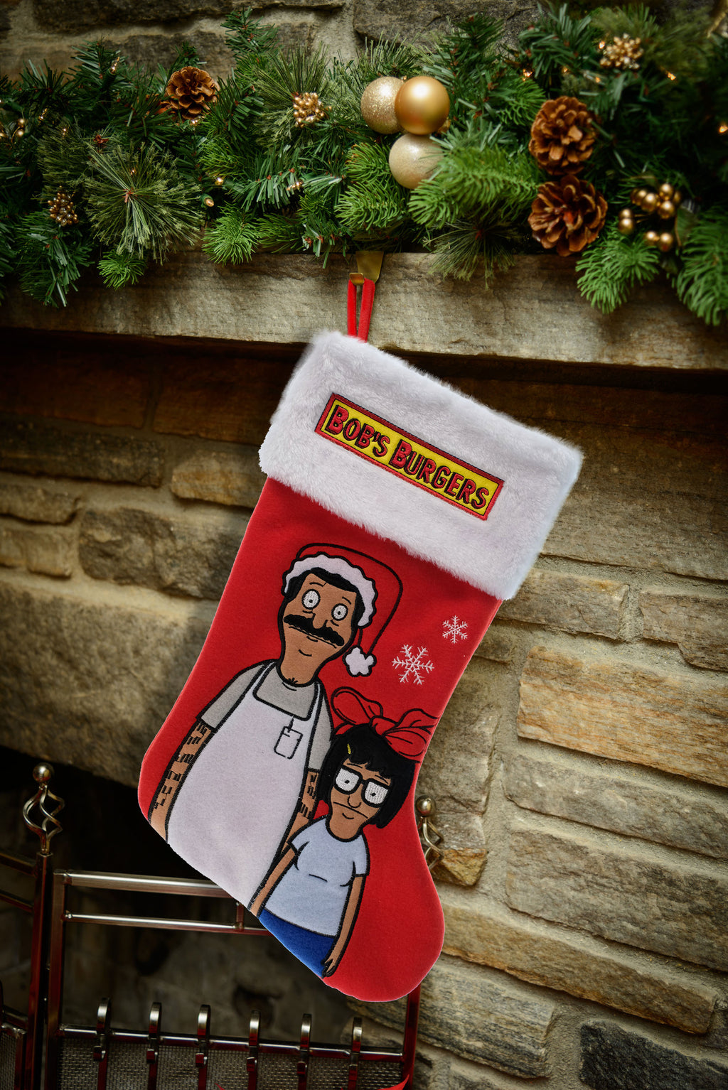 Bob's Burgers 20" Appliqué Christmas Stocking