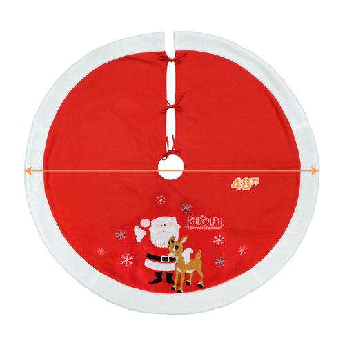 Rudolph the Red Nosed Reindeer Christmas Tree Skirt