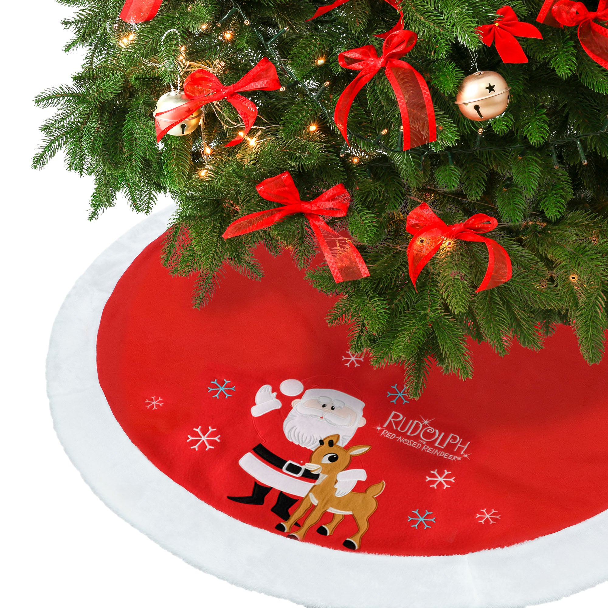 Rudolph the Red Nosed Reindeer Christmas Tree Skirt