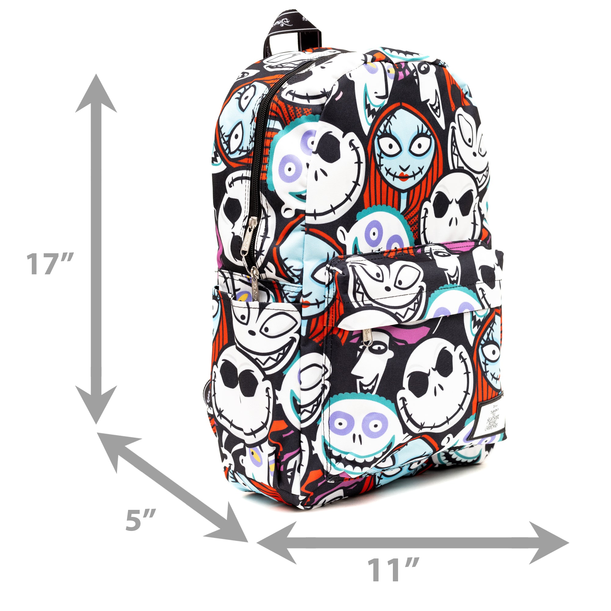 WondaPop Nightmare Before Christmas 17" Full Size Nylon Backpack