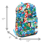 WondaPop Lilo and Stitch 17" Full Size Nylon Backpack