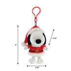 Peanuts Snoopy and Woodstock 2-pack of 6 inch Plush Clips