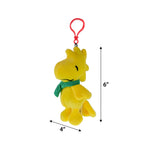 Peanuts Snoopy and Woodstock 2-pack of 6 inch Plush Clips