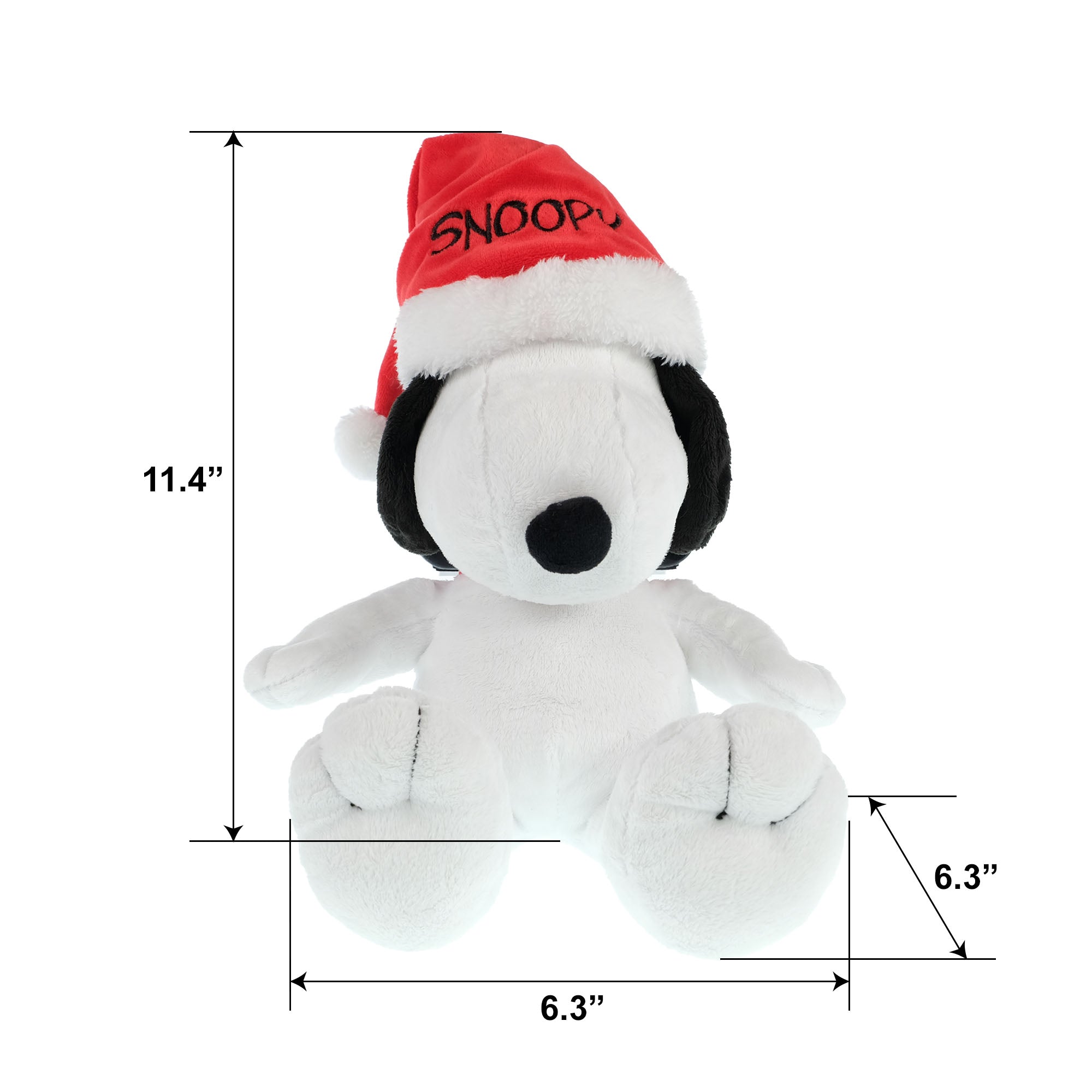 Snoopy from Peanuts 11 inch Gnome style Plush