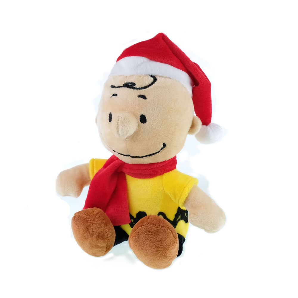 Charlie Brown from Peanuts in Red Santa Hat 8 inch Plush