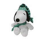 Snoopy from Peanuts in Winter green hat and scarf 8 inch Plush
