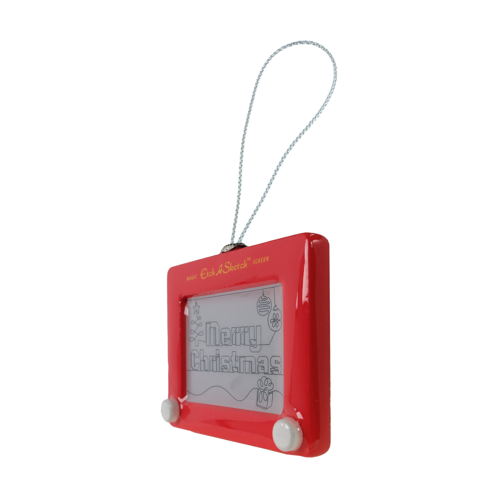 Etch a Sketch Christmas Tree Ornament