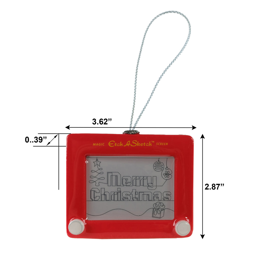 Etch a Sketch Christmas Tree Ornament