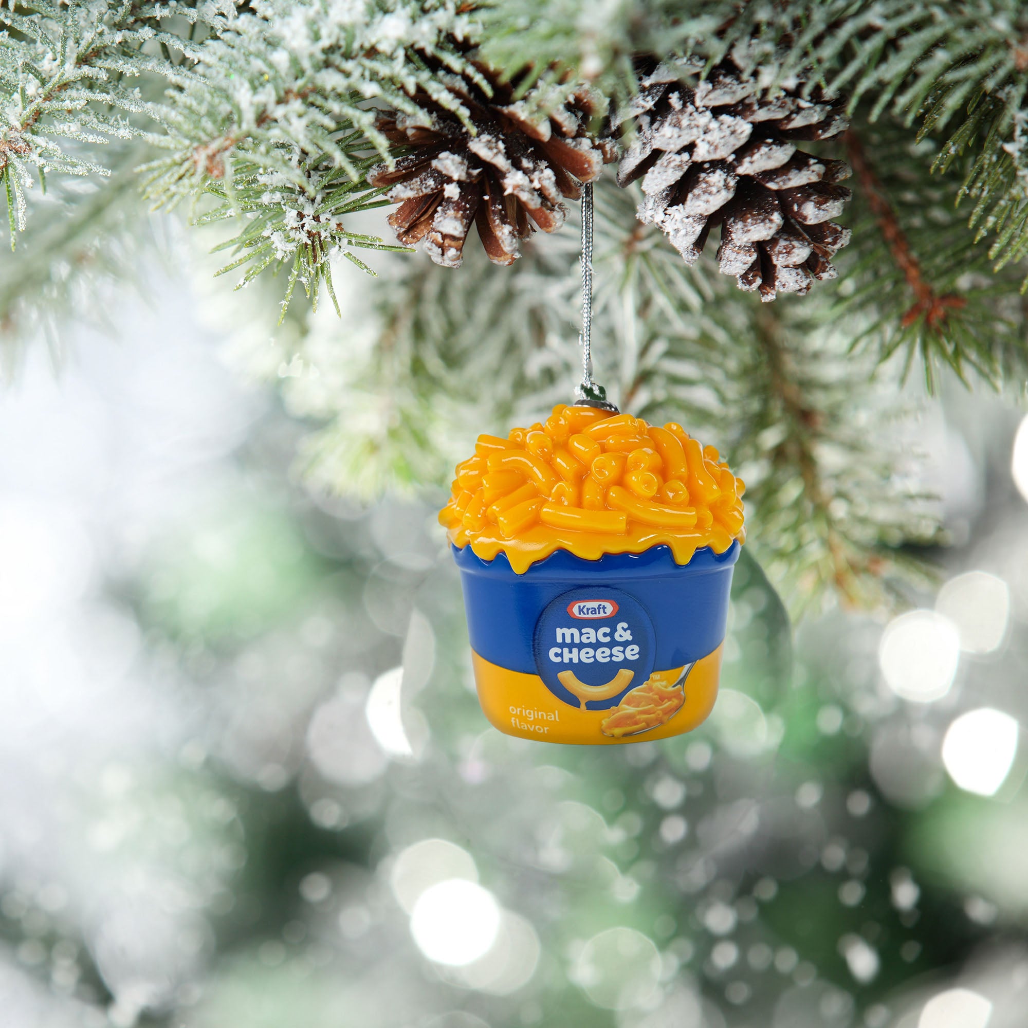 Mac N Cheese Christmas Tree Ornament