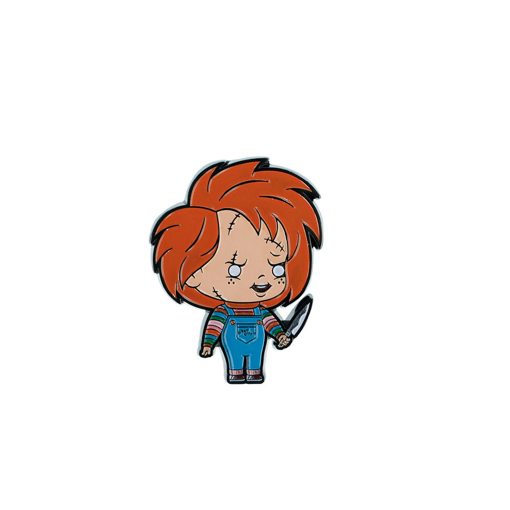 5-Pack of Horror Pins featuring Pennywise, Chucky, Jason, Freddy and Michael Myers