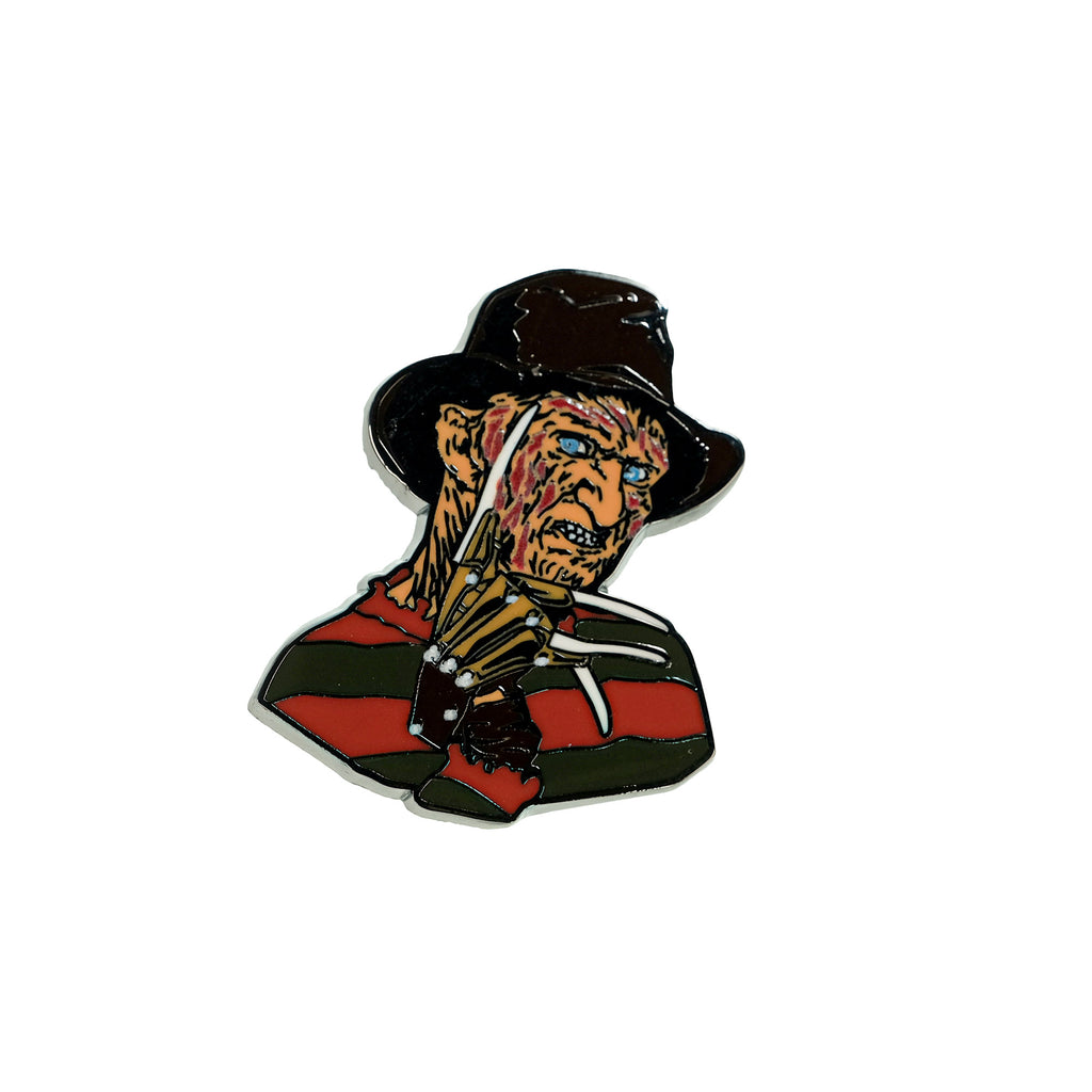 5-Pack of Horror Pins featuring Pennywise, Chucky, Jason, Freddy and Michael Myers