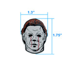 5-Pack of Horror Pins featuring Pennywise, Chucky, Jason, Freddy and Michael Myers