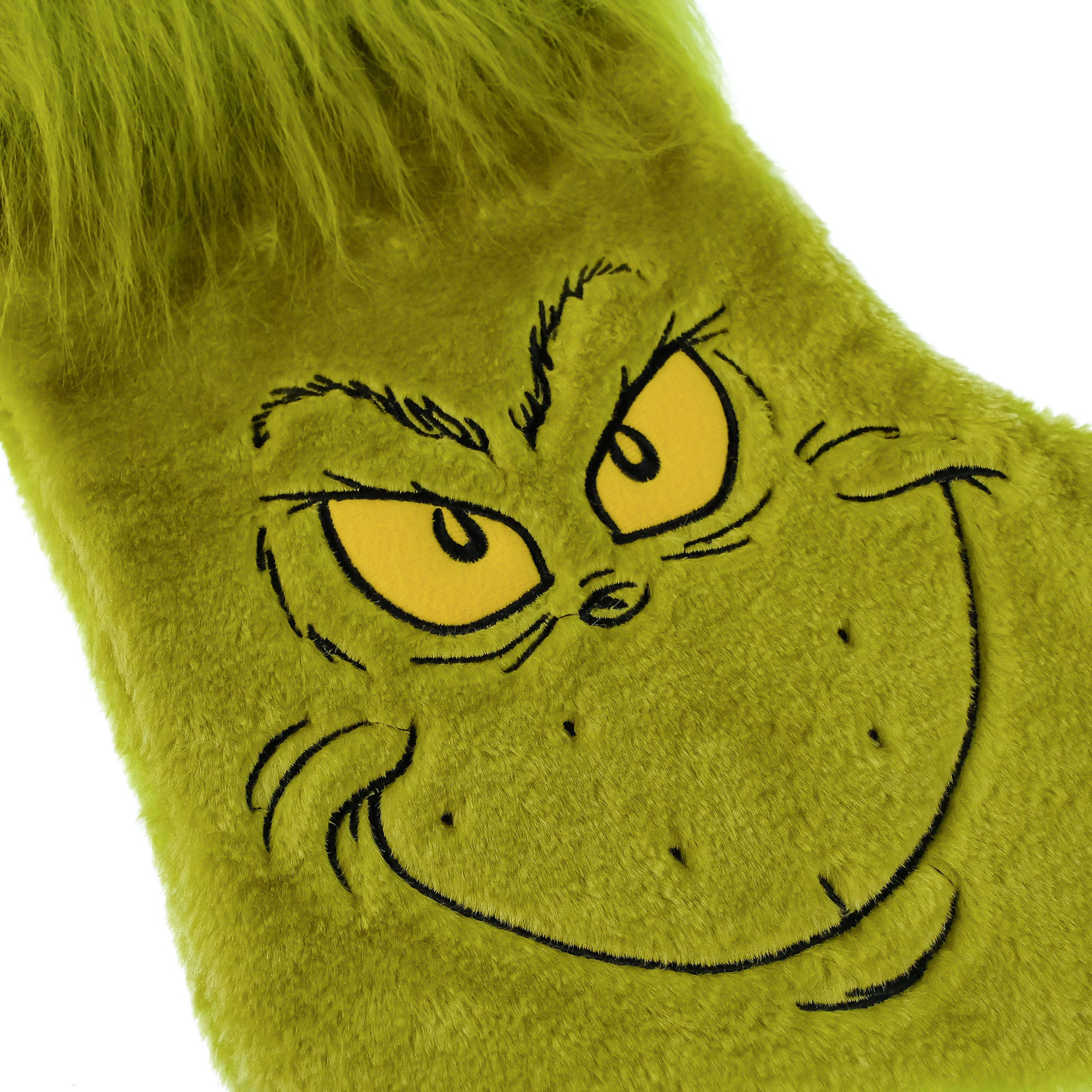 The Grinch FurryFace 20" Christmas Stocking