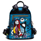 The Nightmare Before Christmas Jack & Sally WondaPop 11" Vegan Leather Fashion Mini Backpack