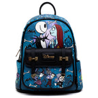 The Nightmare Before Christmas Jack & Sally WondaPop 11" Vegan Leather Fashion Mini Backpack