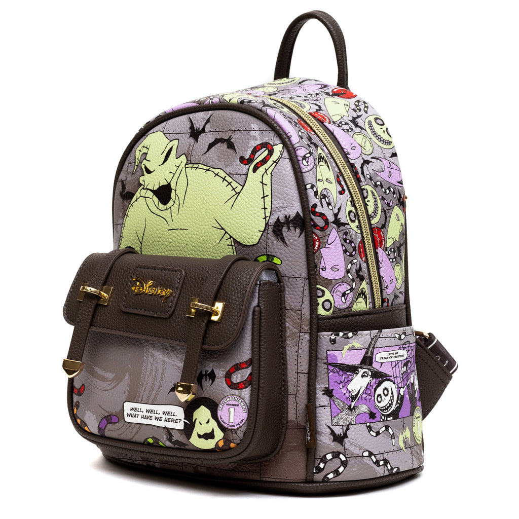 The Nightmare Before Christmas Oogie Boogie WondaPop 11" Vegan Leather Fashion Mini Backpack