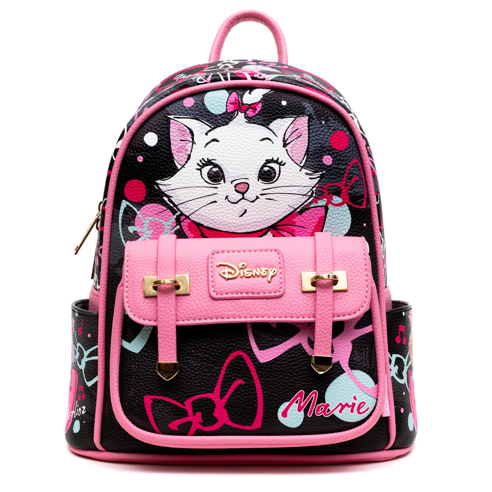 Disney The Aristocats Marie + Friends 11-inch Vegan Leather Mini Backpack