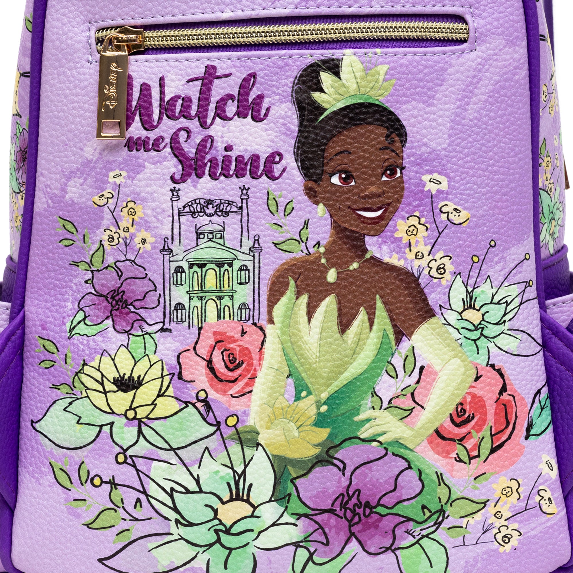 The Princess and the Frog - Tiana WondaPop 11" Vegan Leather Fashion Mini Backpack
