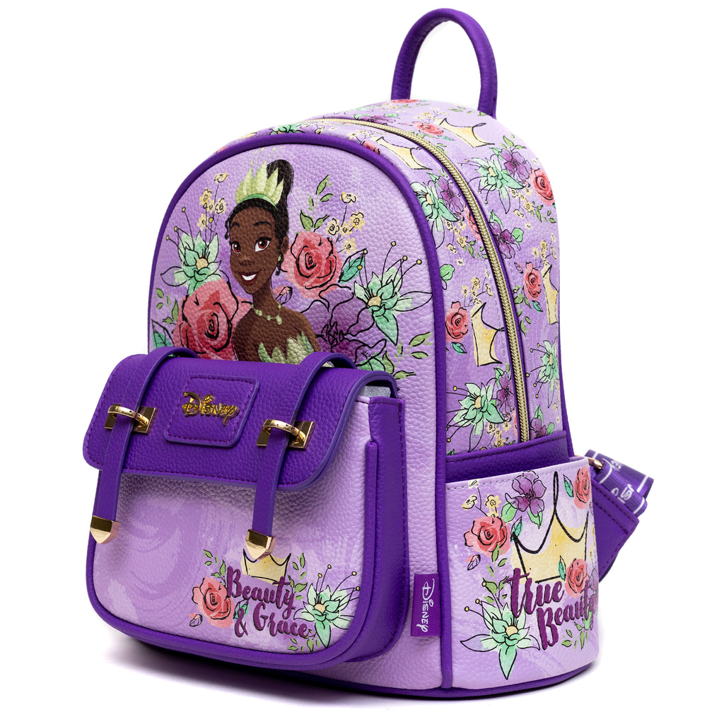 The Princess and the Frog - Tiana WondaPop 11" Vegan Leather Fashion Mini Backpack