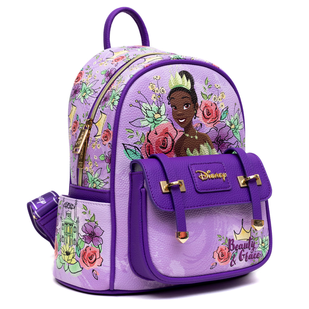 The Princess and the Frog - Tiana WondaPop 11" Vegan Leather Fashion Mini Backpack
