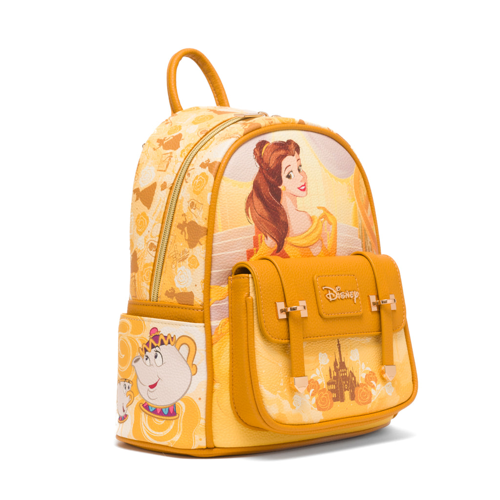 Beauty & The Beast - Belle WondaPop 11" Vegan Leather Mini Backpack