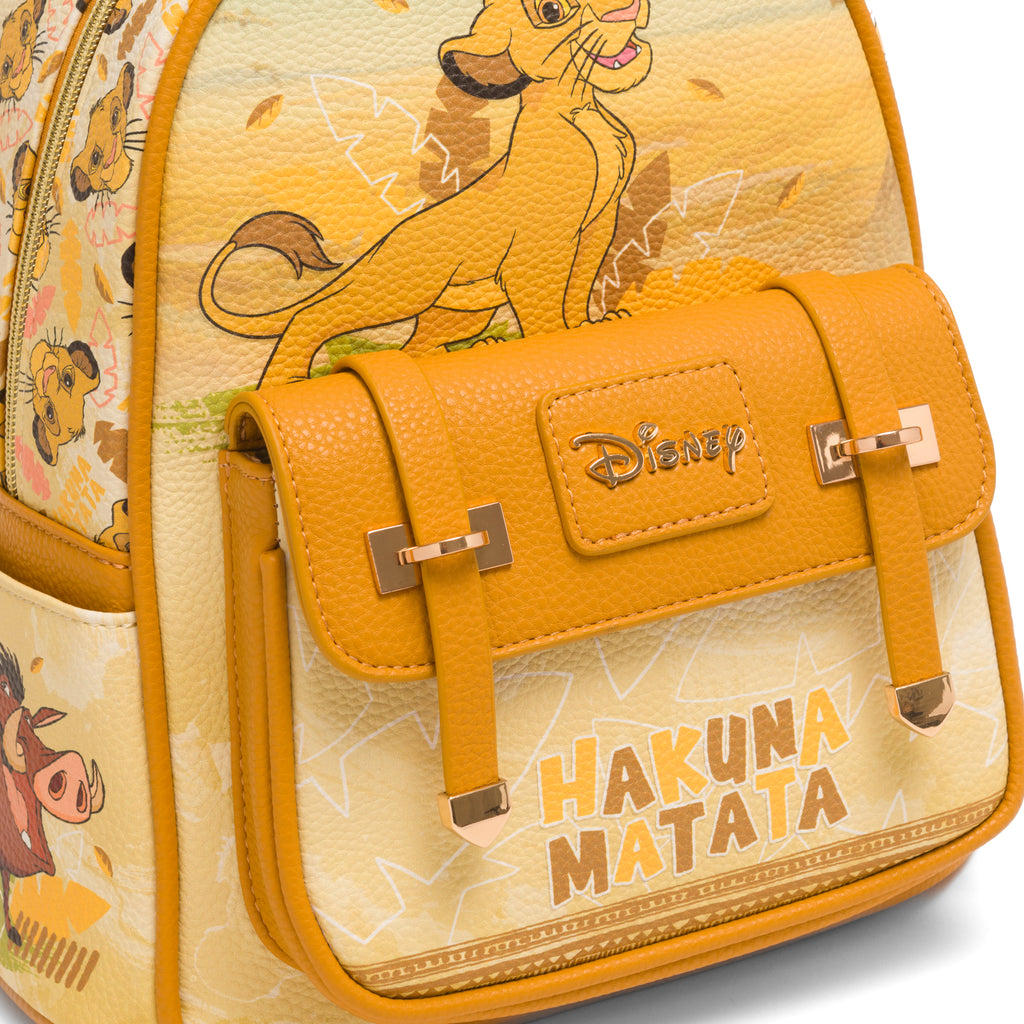 Lion King - Simba WondaPop 11" Vegan Leather Fashion Mini Backpack