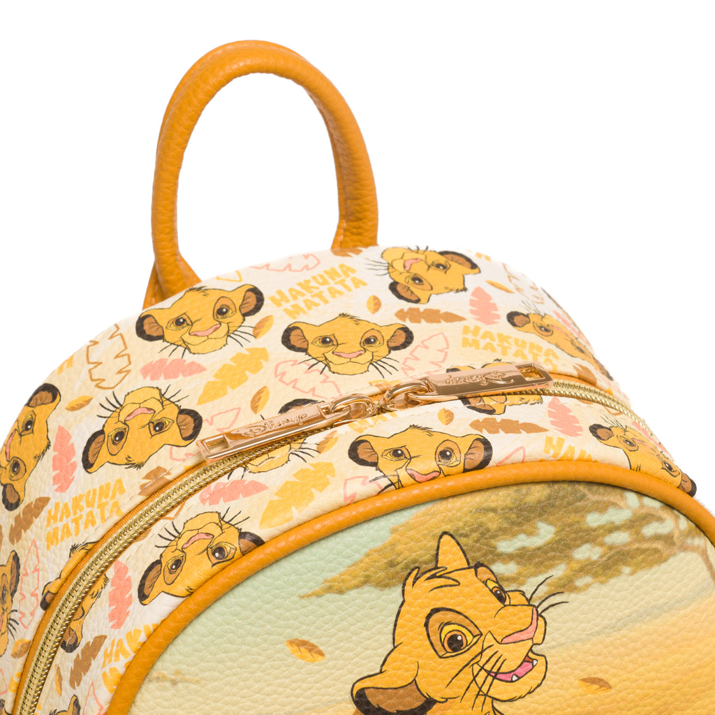 Lion King - Simba WondaPop 11" Vegan Leather Fashion Mini Backpack