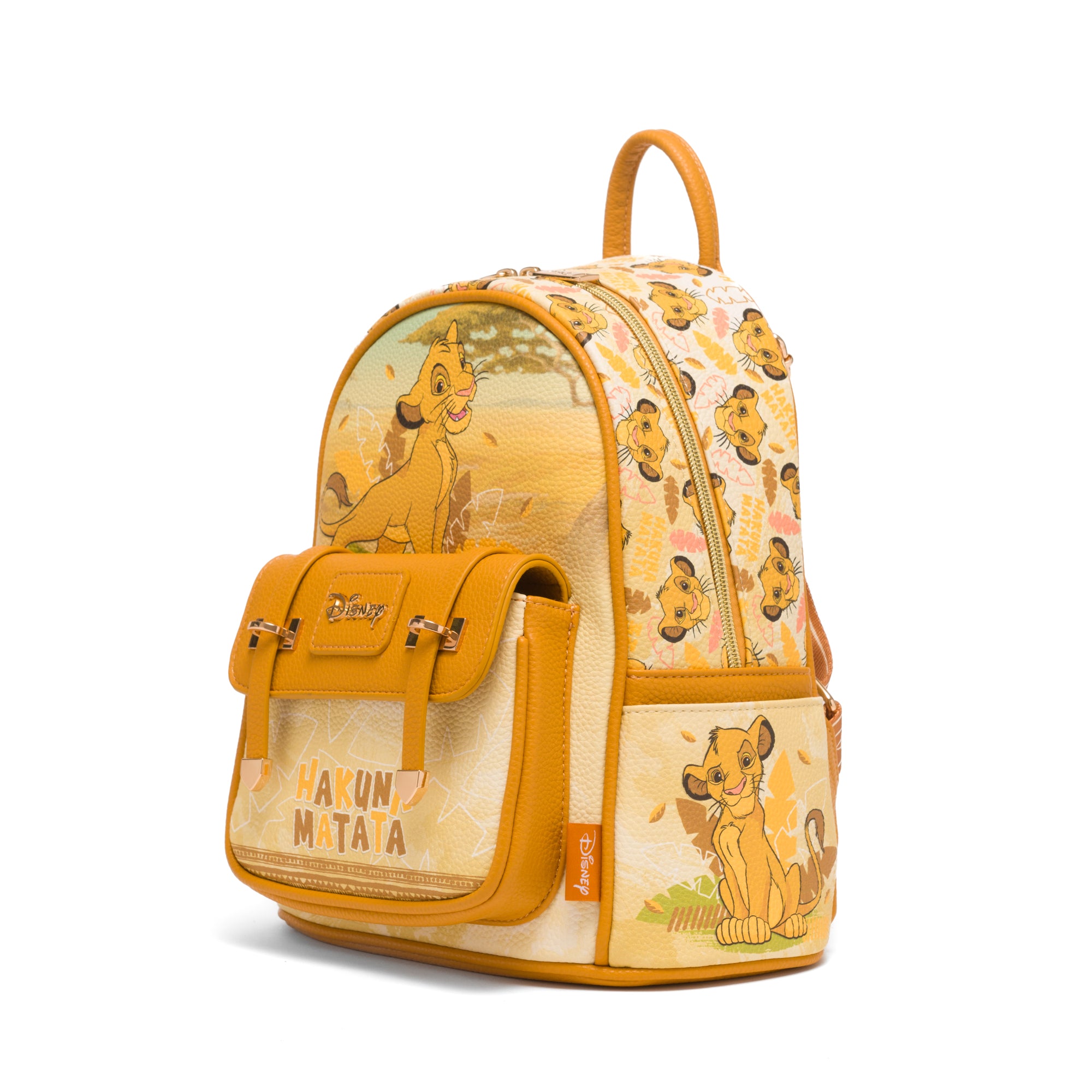 Lion King - Simba WondaPop 11" Vegan Leather Fashion Mini Backpack