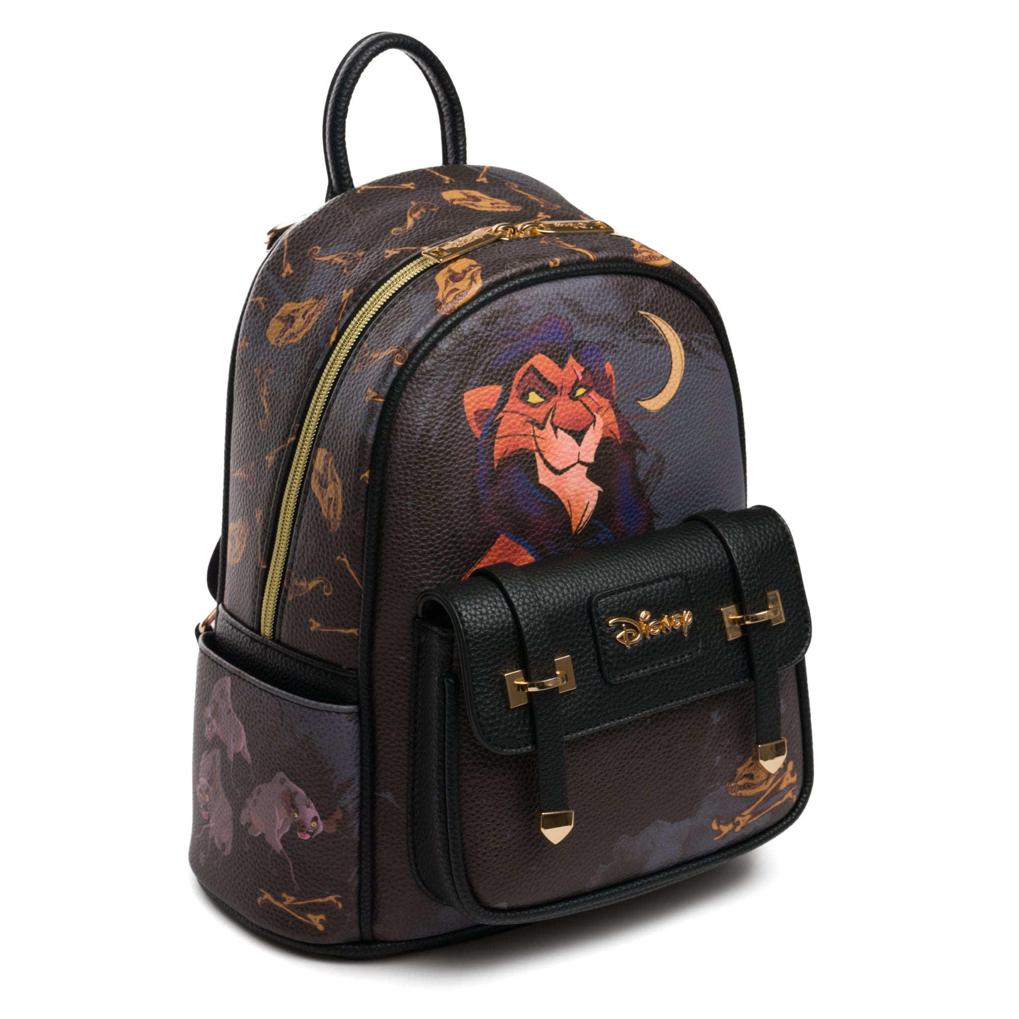 Disney The Lion King -- Scar WondaPop 11" Vegan Leather Fashion Mini Backpack