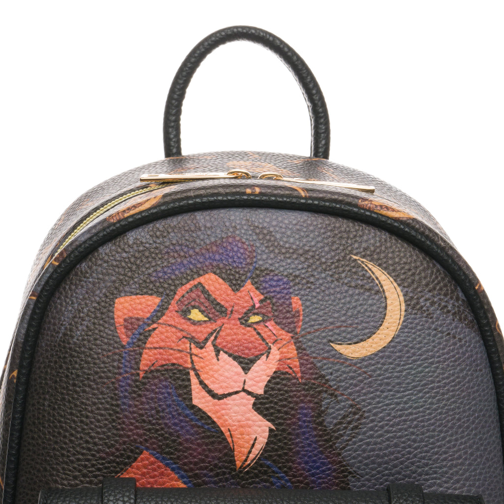 Disney The Lion King -- Scar WondaPop 11" Vegan Leather Fashion Mini Backpack