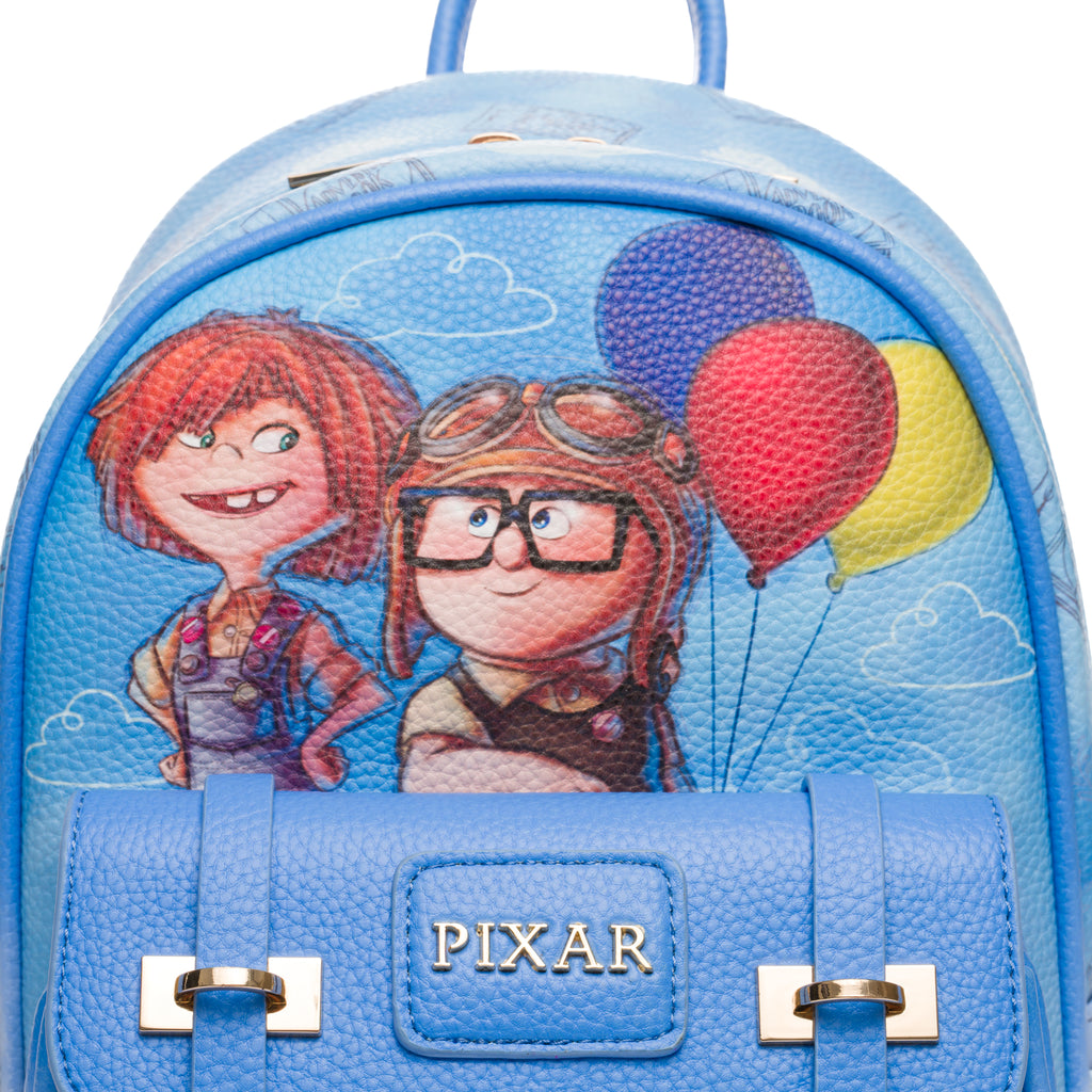 Pixar Up WondaPop 11" Vegan Leather Fashion Mini Backpack