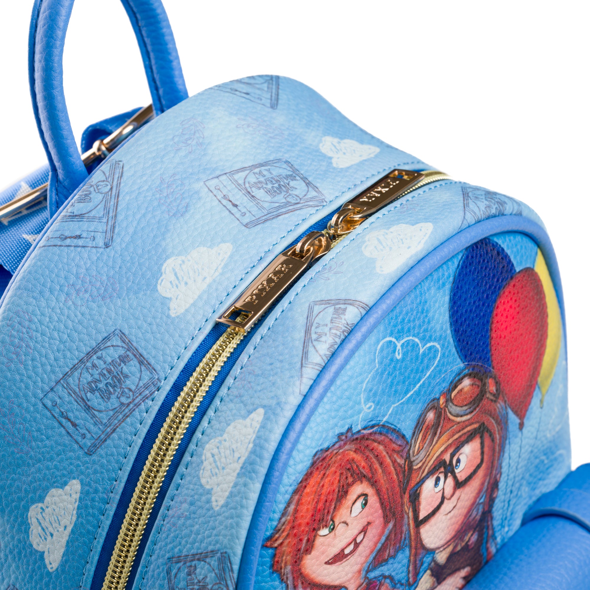 Pixar Up WondaPop 11" Vegan Leather Fashion Mini Backpack