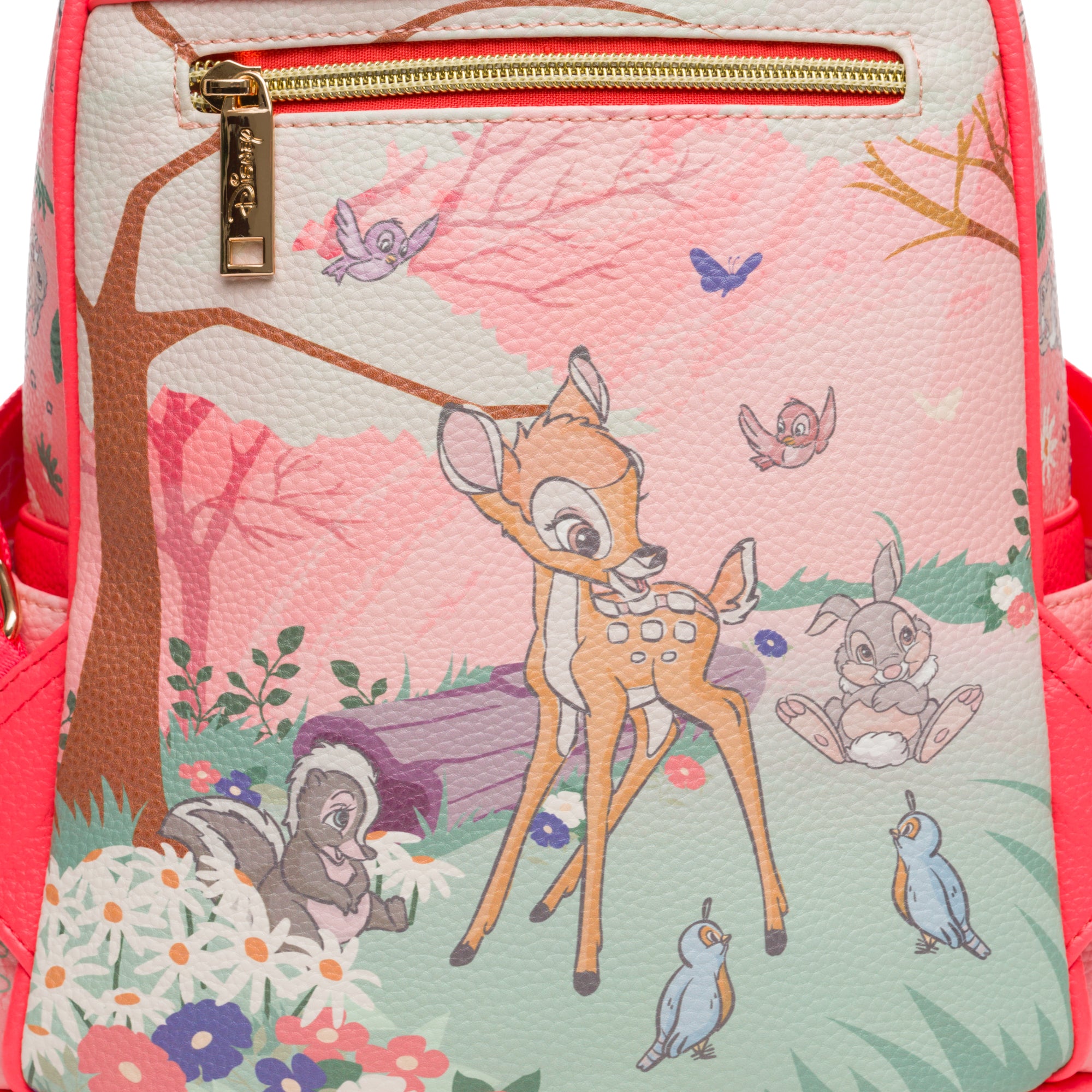Disney's Bambi and Thumper WondaPop 11" Vegan Leather Fashion Mini Backpack